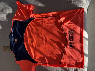 Camiseta Barça 25-26 Nike Naranja y Azul