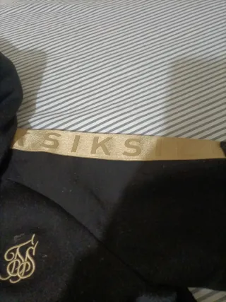 Chaqueta SikSilk Algodón Negra Talla M