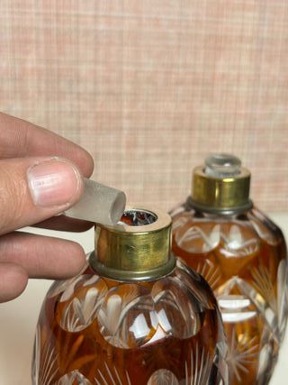 Juego de tocador Cristal tallado