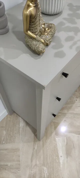 Cajonera de madera gris