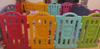 Corralito infantil modular multicolor