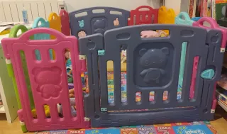 Corralito infantil modular multicolor