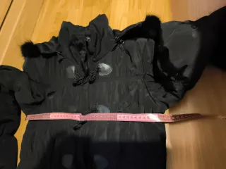 Cazadora acolchada negra talla M