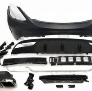 Paragolpes Trasero Mercedes W205 2014-2018 4P Look