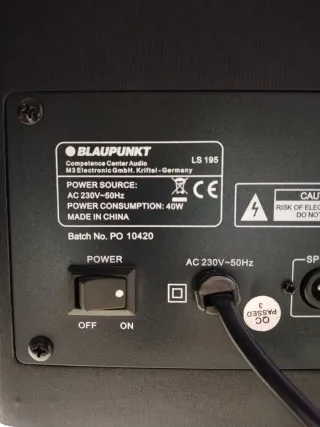 Subwoofer Activo + Barra Sonido Blaupunkt