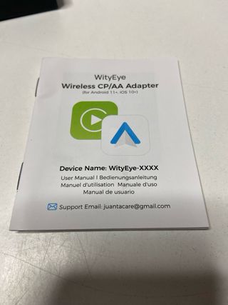 : Adaptador Inalámbrico WityEye CarPlay/Android