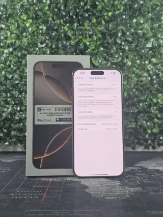 IPHONE 16 PRO MAX 256GB DESIERTO TIT SEMI NUEVO