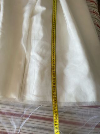 Vestido de comunión blanco roto 110 cm