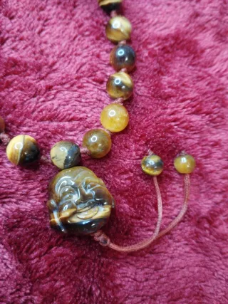 Pulsera Piedra Natural de Ojo de tigre.