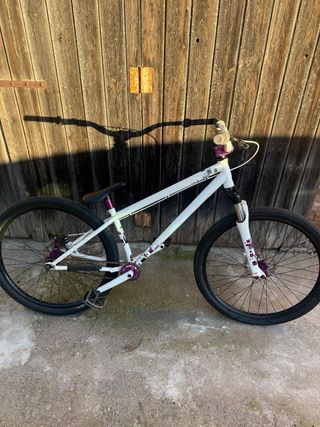 Bici Dirt Jump Bianca e Viola