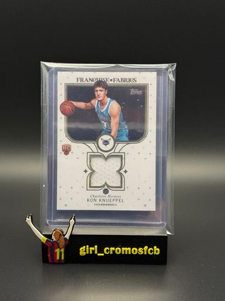 Kon Knueppel Patch Player Worn Topps NBA