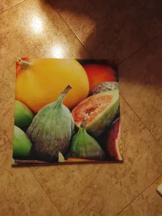 3 Cuadros Frutas 40x40