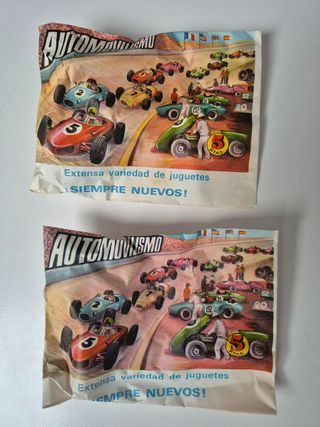 MONTAPLEX ORIGINAL 2 SOBRES AUTOMOVILISMO SEAT 600