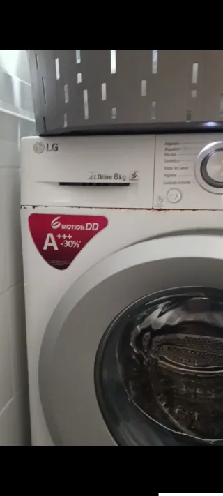 Lavadora LG 8kg A+++