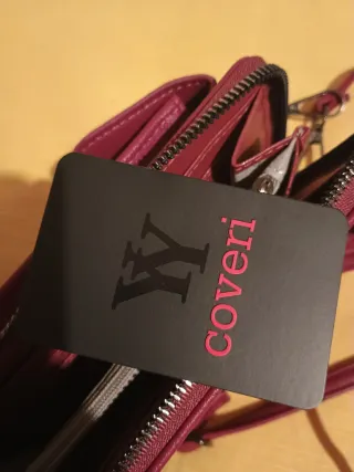 Portafoglio YCOVRED con porta cellulare