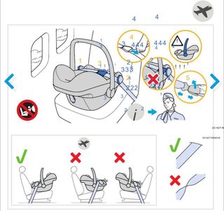 Ovetto /Seggiolino auto Bebeconfort con cappottina