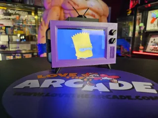 TV Simpsons lampara y soporte movil