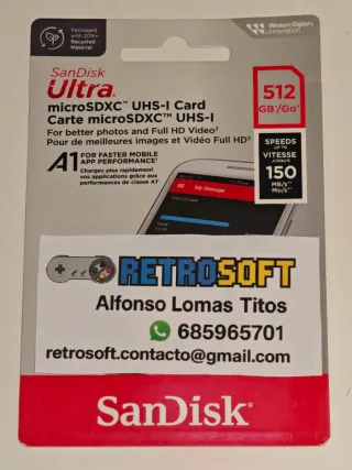Micro SD personalizada para 3mulacion