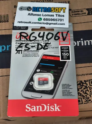 Micro SD personalizada para 3mulacion