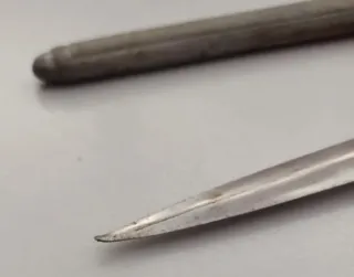 Daga II Guerra Mundial Naranja y Plata