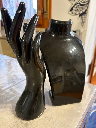 Portagioie manichino nero