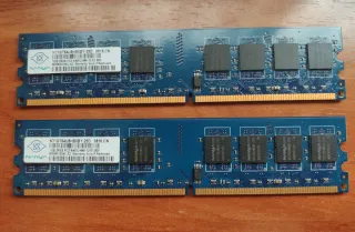 Pack 2x RAM PC2 1GB