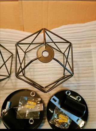 2 lamparas techo nuevas pasillo comedor bodegas