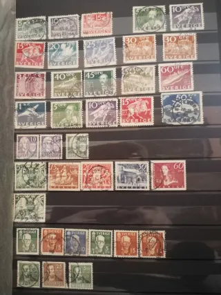 Album francobolli Briefmarken Svezia