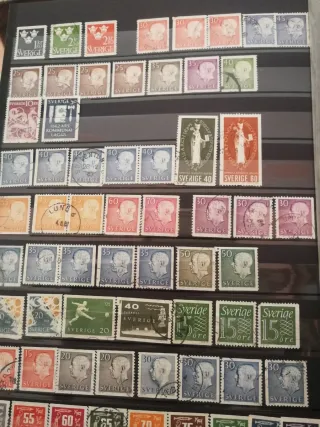 Album francobolli Briefmarken Svezia