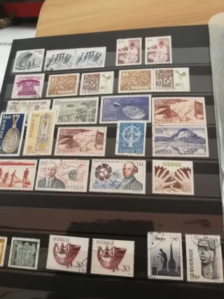 Album francobolli Briefmarken Svezia