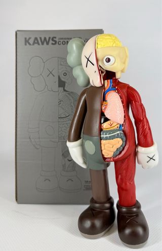 3 Pupazzi KAWS: Take Blu, Share Marrone, Dissected