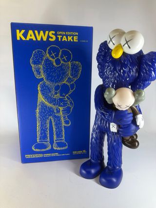 3 Pupazzi KAWS: Take Blu, Share Marrone, Dissected
