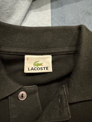 Polo Lacoste Uomo Taglia S nera
