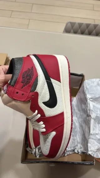 Nike Air Jordan 1 Rojo Blanco Talla 38