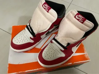 Nike Air Jordan 1 Rojo Blanco Talla 39