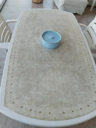 Conjunto mesa y sillas terraza