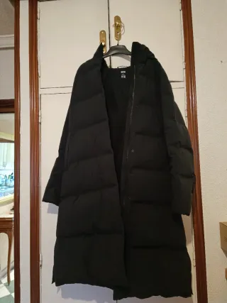 Abrigo Uniqlo Negro Talla M