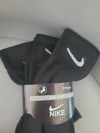 1 pack 3 pares calcetines Nike 35-40 precintados