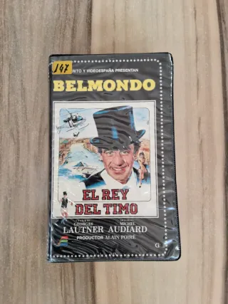 VHS Belmondo El Rey del Timo, videoclub