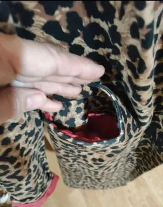 Abrigo fino H&M animal print