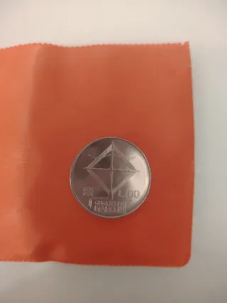 Moneta Lire Italiana 1000 Guglielmo Marconi