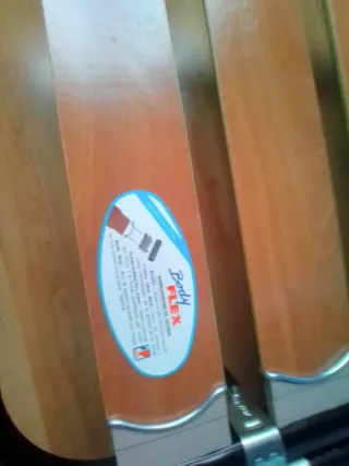 Colchón marca Relax y somier lamas madera flex