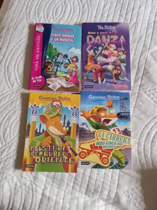 Libros Tea stilton y geronimo stilton.