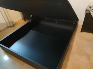 Canapé 160x200 cm Negro