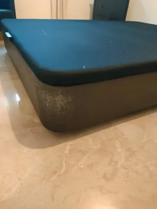 Canapé 160x200 cm Negro