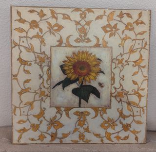 Cuadro floral decorativo