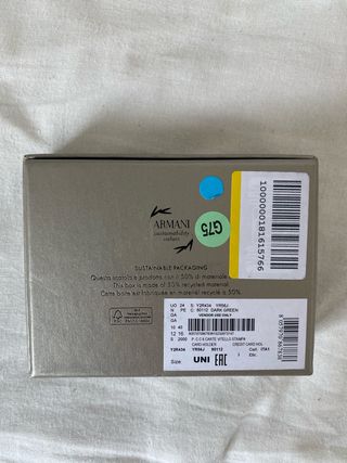 Tarjetero Giorgio Armani Verde