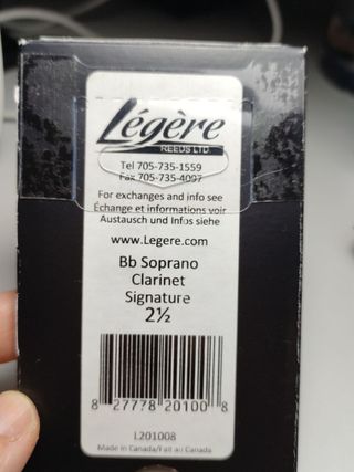Cañas Clarinete Sib Legere Signature 2,5