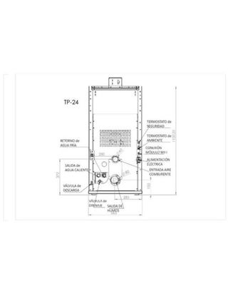 Caldera de Pellets Hidro 24Kw   VAL1001
