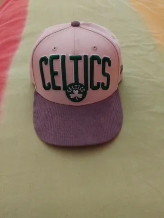 Gorra Celtics beige y verde